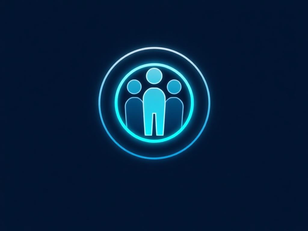 Team collaboration cycle icon